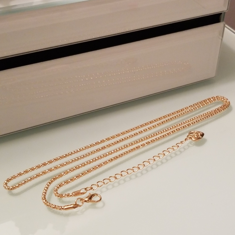 NWT- Gold Tone Alloy Necklace 28"